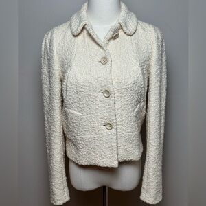 Chloé Women’s Textured Wool Jacket Size FR 36